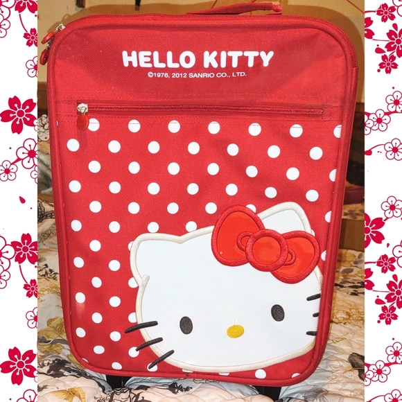 Hello Kitty Handbags - Hello kitty rolling luggage case
